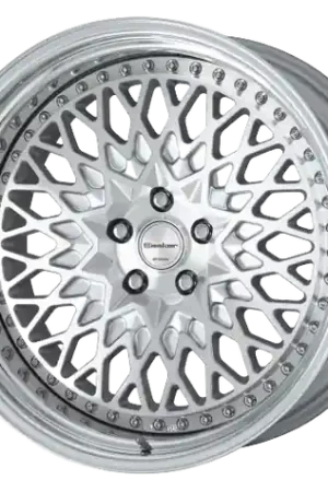 Best Choice Work Gran Seeker Ccx 5x112 19x9.5+12 A Disk Machined Silver Polish