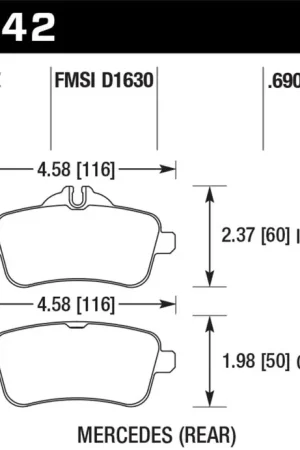 Hawk 14-15 Mercedes M Class / 12-13 Mercedes ML350 Performance Ceramic — PMD Premier Motoring Development Holiday Sale