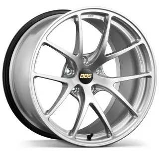 BBS RI-A 5x130 19x12 +45 Diamond Silver Fast Shipping