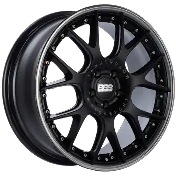BBS CH-RII 5x130 22x10.5 +50 Satin Black Center Platinum Lip SS Rim Prot Must Have