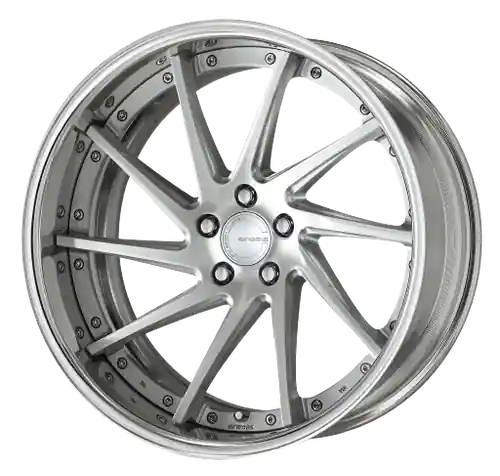Work Gnosis Cvs 5x114.3 22x9+38 R Disk Brush Silver Clear Seasonal Sale