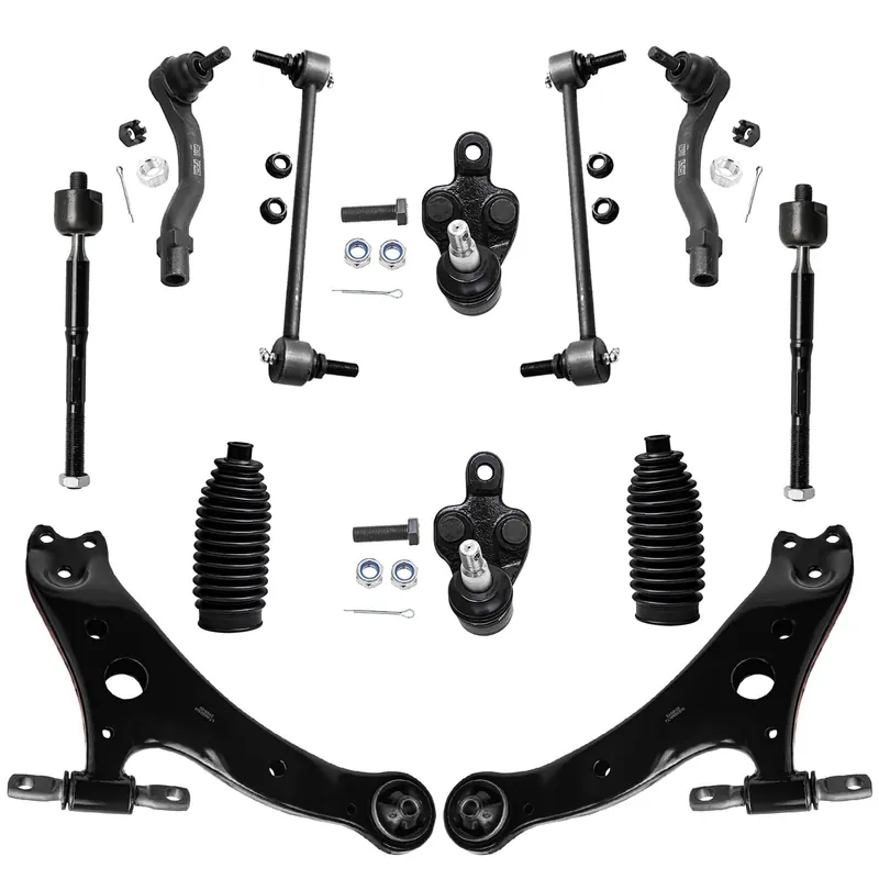 Buy Today 12pc Front Lower Control Arms Ball Joints Tie Rods Sway Bar Links Suspension Kit
