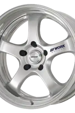 Work Meister S1R 5x115 17x6.5+45 A Disk Feinheit Silver II Limited Edition