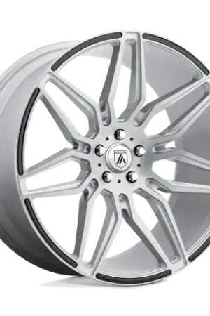 Low Price Asanti Black ABL-11 SIRIUS 5X120 22X9 +32 BRUSHED SILVER W/ CARBON FIBER INSERTS