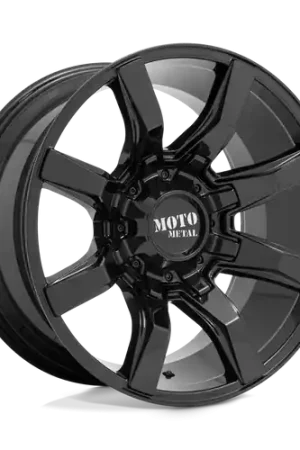 Moto Metal MO804 SPIDER 8X170 20X10 +12 GLOSS BLACK High Quality