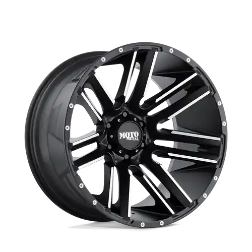 Moto Metal MO978 RAZOR 5X139.7 20X12 -44 SATIN BLACK MACHINED New Arrival