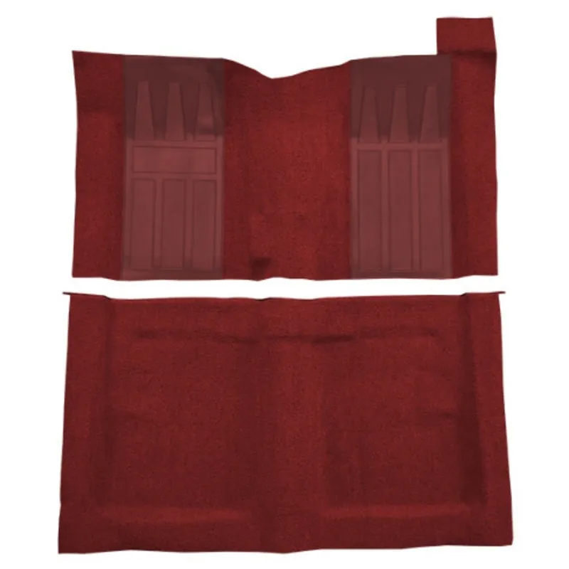 Carpet for 1969-1970 Ford Ranchero GT 4spd with 2 Maroon Inserts Loop Low Price