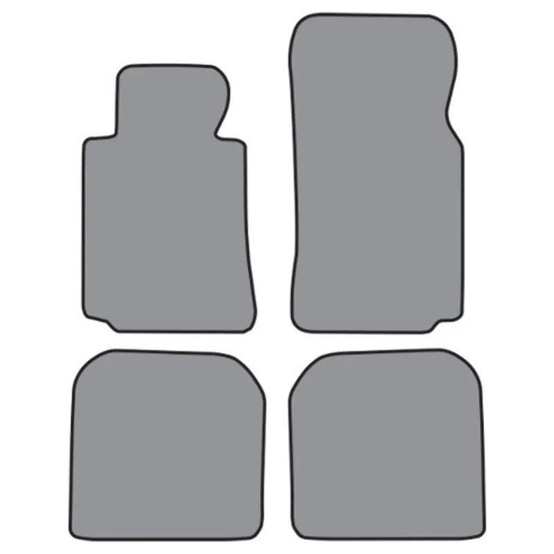 Hassle-Free Returns Floor Mats for 1995-2001 BMW 740iL Molded Cutpile Complete 4Pc