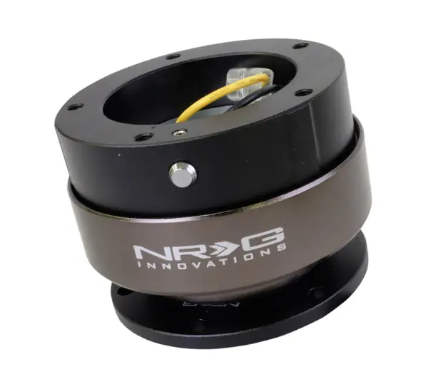 NRG Quick Release Kit Gen 2.5 - Black / Black Ring (6 Hole Base 5 Hole Top) Exclusive Offer