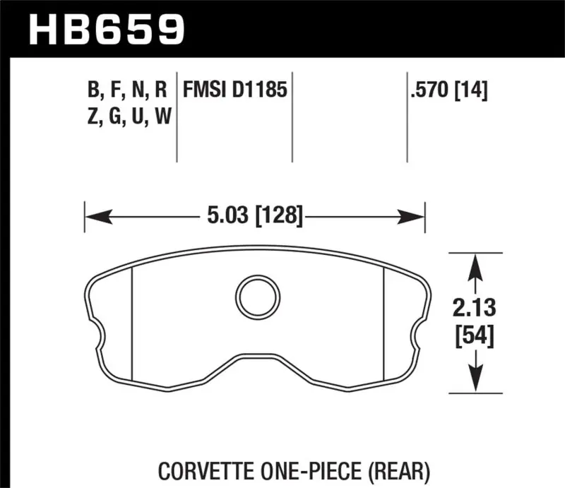 Same Day Shipping Hawk 10-12 Chevrolet Corvette Grand Sport / 06-12 Corvette Z06 Rear DTC-60 Race Brake Pads