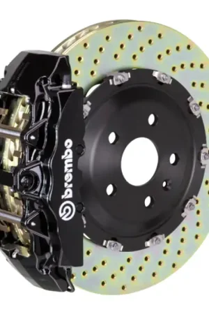 Brembo 14-18 A250/14-19 CLA250/15-20 GLA250 Fr GT BBK 6 Piston Cast 380x34 2pc Rotor Drilled-Black Special Discount