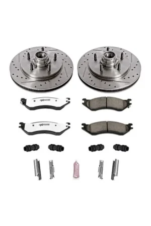Power Stop 97-00 Ford Expedition Front Z36 Truck & Tow Brake Kit Free Delivery