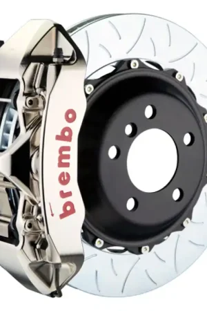 Trending Brembo 18+ X3/19+ X4 Front GTR BBK 6 Piston Billet 380x34 2pc Rotor Slotted Type3- Nickel