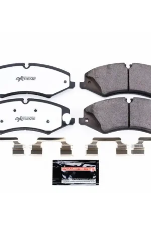 Buy Online Power Stop 2017 Land Rover Discovery Front Z36 Truck & Tow Brake Pads w/Hardware