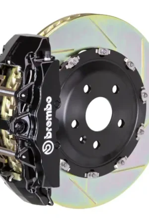 Brembo 19-22 A-Class (Excl AMG) Fr GT BBK 6Pis Cast 380x34 2pc Rotor Slotted Type1-Black Grab Now