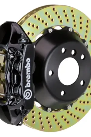 Brembo 15-16 Genesis Sedan 3.8/5.0 (Excl AWD) Rr GT BBK 4Pist Cast 380x28 2pc Rtr Drill-Black Flash Sale