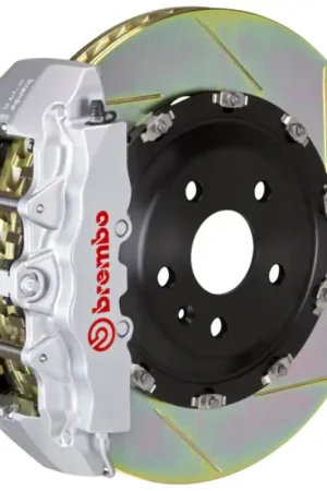 Brembo 00-03 M5/97-03 5-Series Front GT BBK 8 Piston Cast 380x34 2pc Rotor Slotted Type1-Silver Genuine