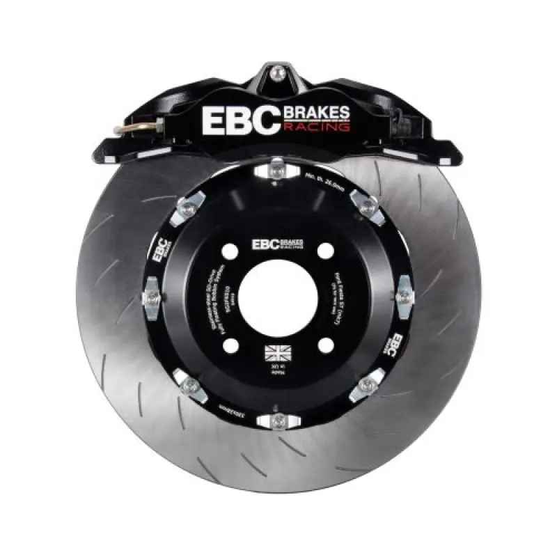 EBC Racing 03-12 Mazda RX-8 Black Apollo-4 Calipers 355mm Rotors Front Big Brake Kit Affordable