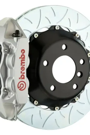 Instant Buy Brembo 15-17 F150 (Excl. Raptor) Rear GT BBK 4 Piston Cast 380x28 2pc Rotor Slotted Type3-Silver