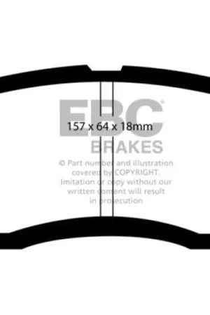 Brand New EBC 05-17 Subaru Legacy Ultimax2 Replacement Front Brake Pads