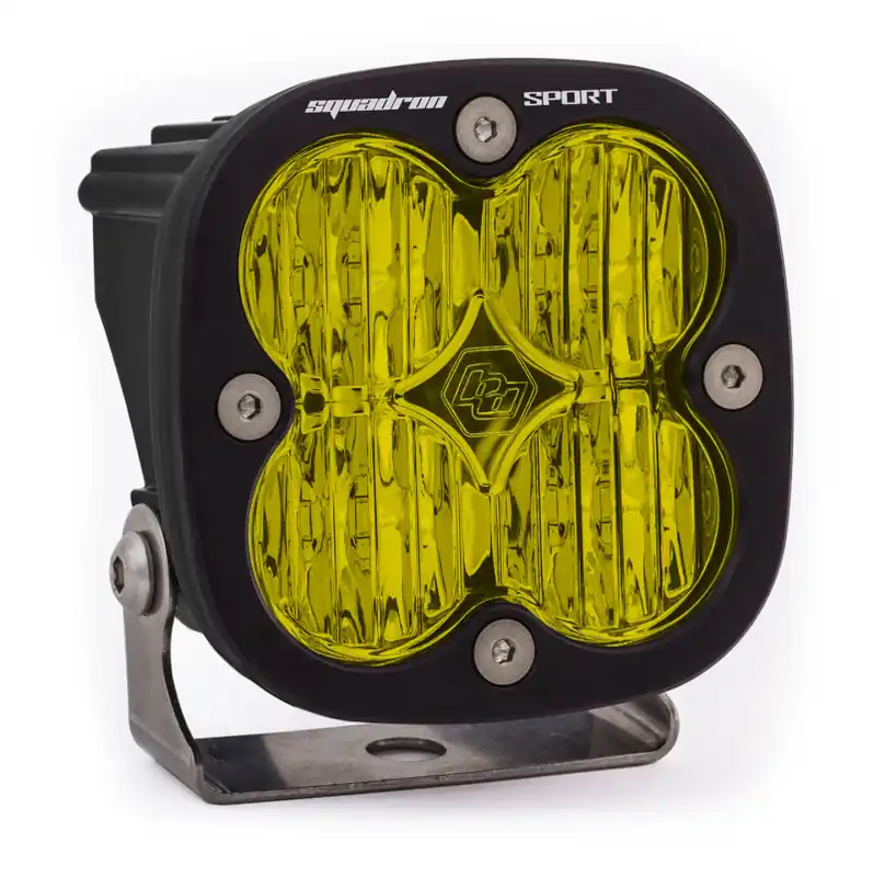Baja Designs Squadron Sport Wide Cornering Black LED Light Pod Pattern - Amber Wholesale