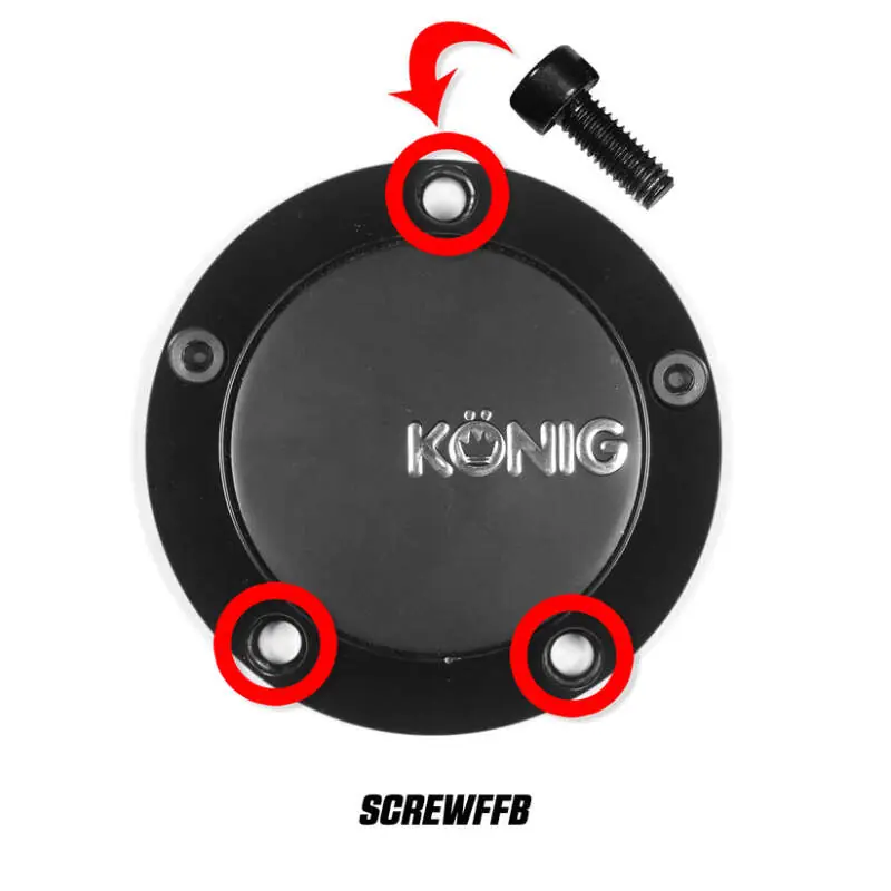 Trending Konig Cap Screw (Black) For CAPFFB - Flow Formed (Single)