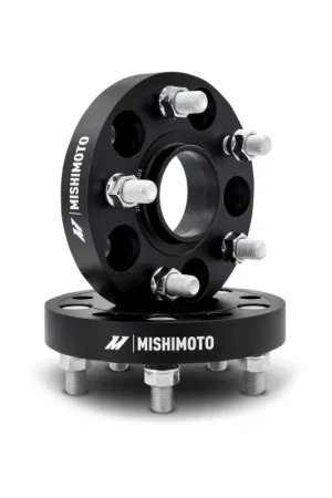 Mishimoto Wheel Spacers - 5x120 - 64.1 CB - M14 x1.5 - 50mm - BK High Quality