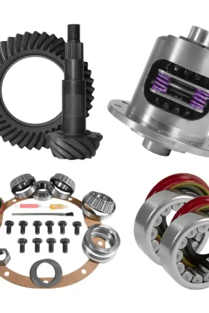 Yukon 8.5in GM 4.11 Rear Ring & Pinion Install Kit 30 Spline Positraction Axle Bearings and Seals New Release