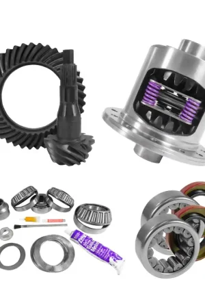 Limited Time Yukon 9.75in Ford 3.55 Rear Ring & Pinion Install Kit 34 Spline Positraction Axle Bearings