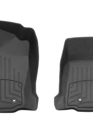 Cheap WeatherTech 2024 Toyota Tacoma DC Manual Trans Front FloorLiner HP - Black