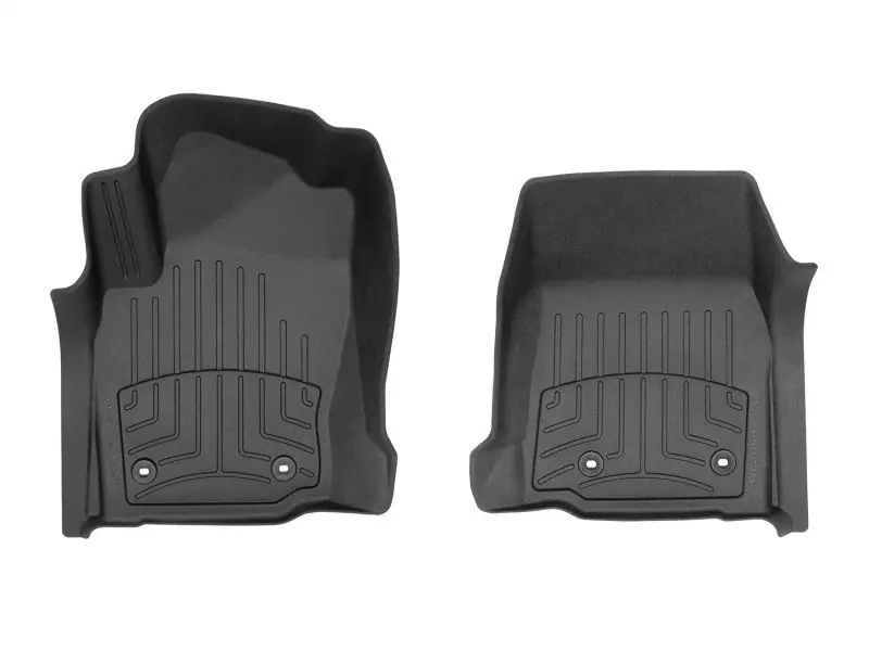 Cheap WeatherTech 2024 Toyota Tacoma DC Manual Trans Front FloorLiner HP - Black