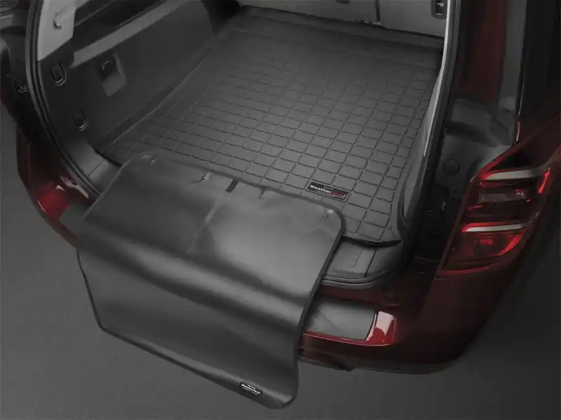 WeatherTech 20+ Mercedes-Benz GLS-Class (Behind 2nd Row) Cargo Liners w/ Bumper Protector - Black In Demand