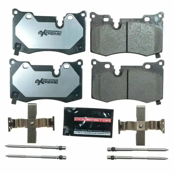 High Quality Power Stop 2020 Chevrolet Corvette C8 Base Rear Z26 Extreme Street Brake Pads w/Hardware
