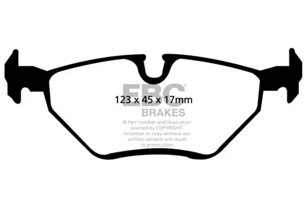 EBC 99-02 BMW Z3 Bluestuff Rear Brake Pads Same Day Shipping