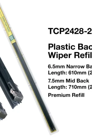 Shop Now Tridon Plastic Back Wiper Refills - Combo Pack 24In - TCP2428-2