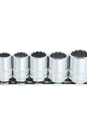 SP Tools 3\\/8 inch Dr Socket Rail Set - 12pt Metric - 10pc - SP20230 Budget