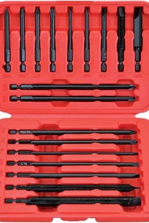 Price Drop PKTool 18 Piece Blade \\u0026 Phillips Long Shaft Screwdriver Bits Set - PT30300