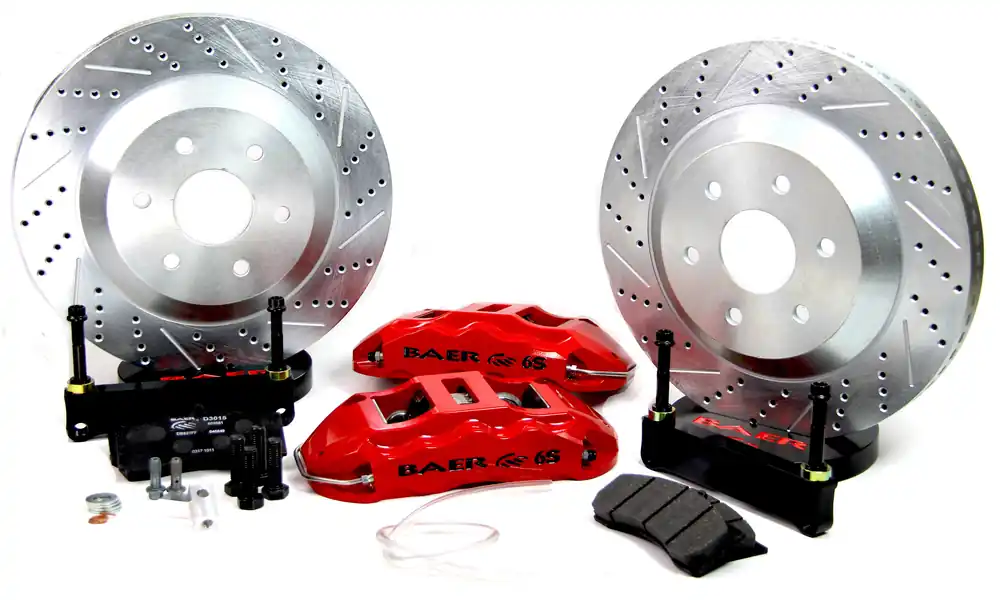 Baer Brakes 4261397R-1 Baer Brakes 15" Extreme Front Brake Kit, Red, Slot Special Offer