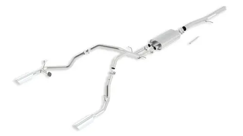 Borla 11-13 Chevrolet Silverado 1500 6.2L V8 AT 2+4WD 4DR EC STB (78.7") CC SB (69.3") Cat-Back S-Type #140437 Express Delivery