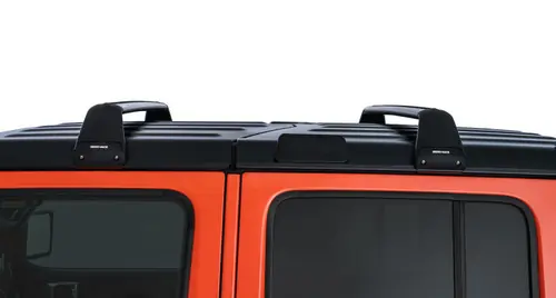 Rhino-Rack 07-22 Jeep Wrangler JK/JL 4 Door Hard Top Vortex SG 2 Bar Roof Rack - Black Affordable