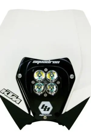 Popular Baja Designs 08-13 KTM Complete LED Kit w/ Head Shell White Squadron Pro - 497061