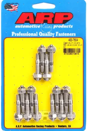ARP Cast Aluminum Valve Cover Stud Kit for Chevrolet Small Block Engines- 400-7604 Price Drop