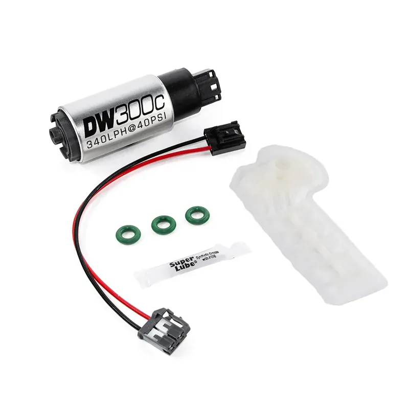 Low Price Deatschwerks DW300C 340lph Compact Fuel Pump w/Install Kit (BRZ/86 12-15)