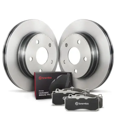 Brembo OE 12-18 Audi A6/12-18 A6 Quattro/A7 Quattro Rear Disc Brake Kit - KT00A16 Crafted