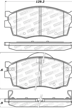 StopTech Street Brake Pads - 308.11560 Certified