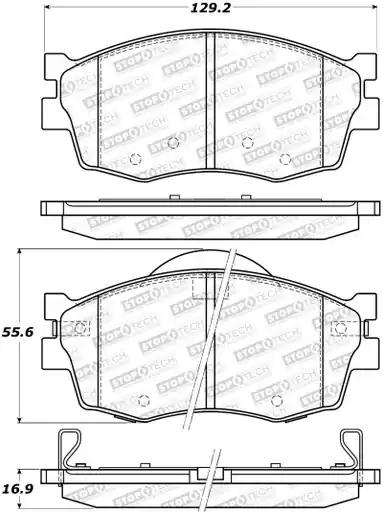 StopTech Street Brake Pads - 308.11560 Certified