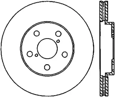 StopTech Power Slot 14-16 Lexus IS300/IS350 Front Left Slotted Cryo Rotor - Canada Spec - 126.44138CSL Hot Deal
