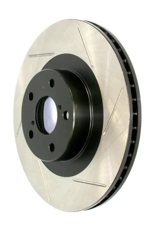 StopTech Power Slot 2015 Subaru WRX (w/o EyeSight) Rear Right Slotted Rotor Viral