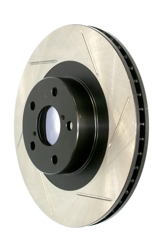 StopTech Power Slot 2015 Subaru WRX (w/o EyeSight) Rear Right Slotted Rotor Viral